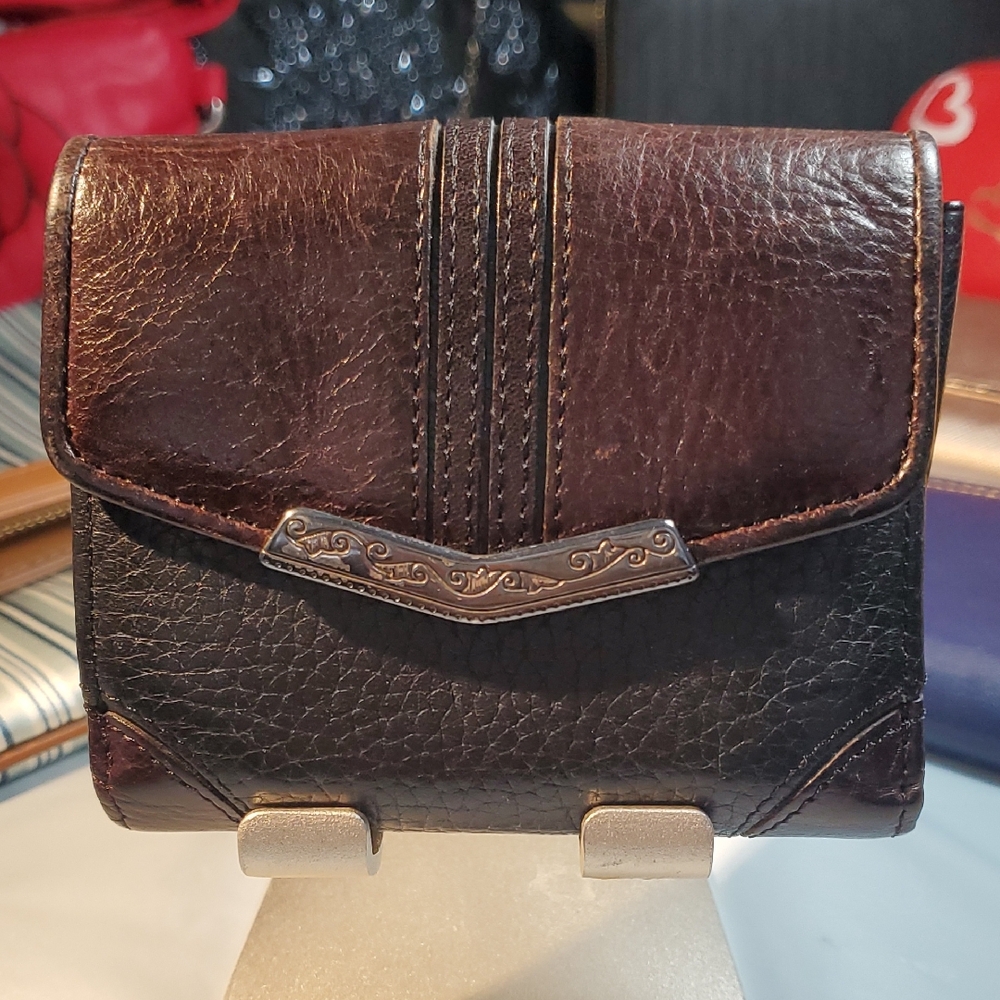Brighton Brown and Dark Brown Leather Wallet